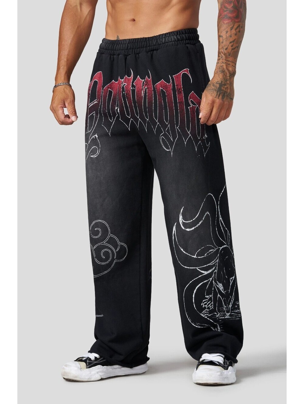 YoungLA x 2012 - Naruto Artwork Sweats x Kurama (M)